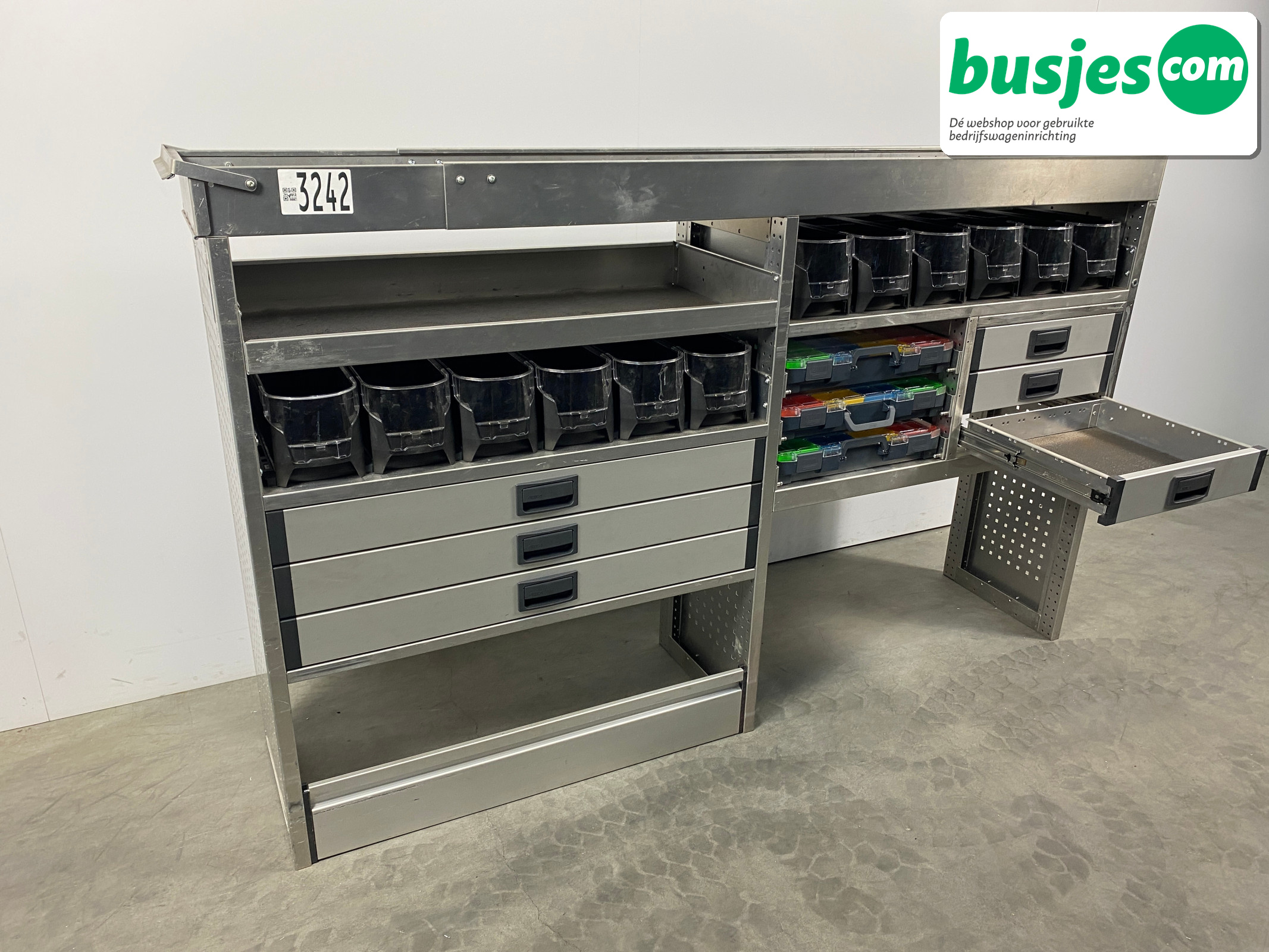 Aluca bedrijfswageninrichting 2040x420x1250mm (3242) - Afbeelding 13