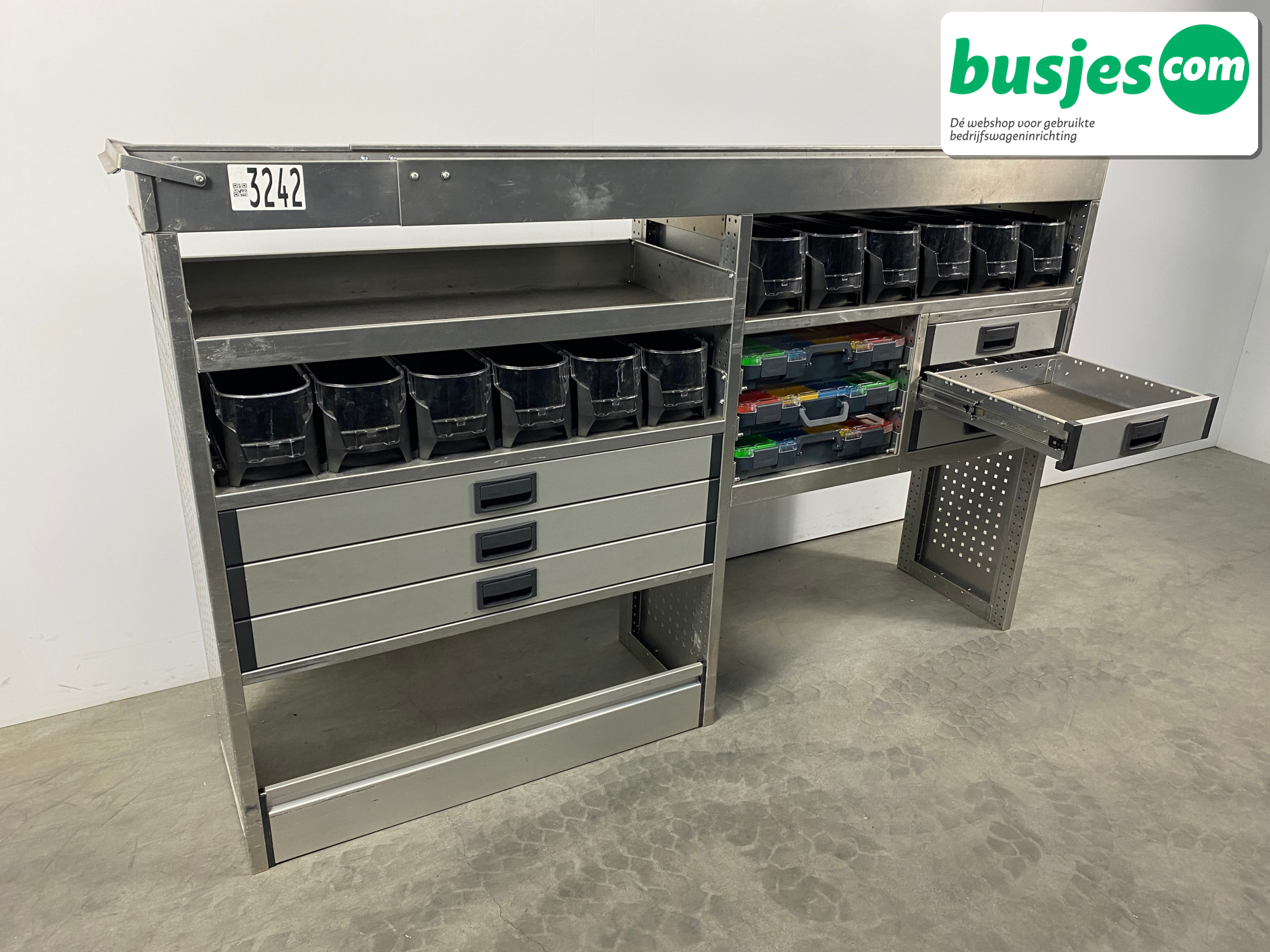 Aluca bedrijfswageninrichting 2040x420x1250mm (3242) - Afbeelding 14