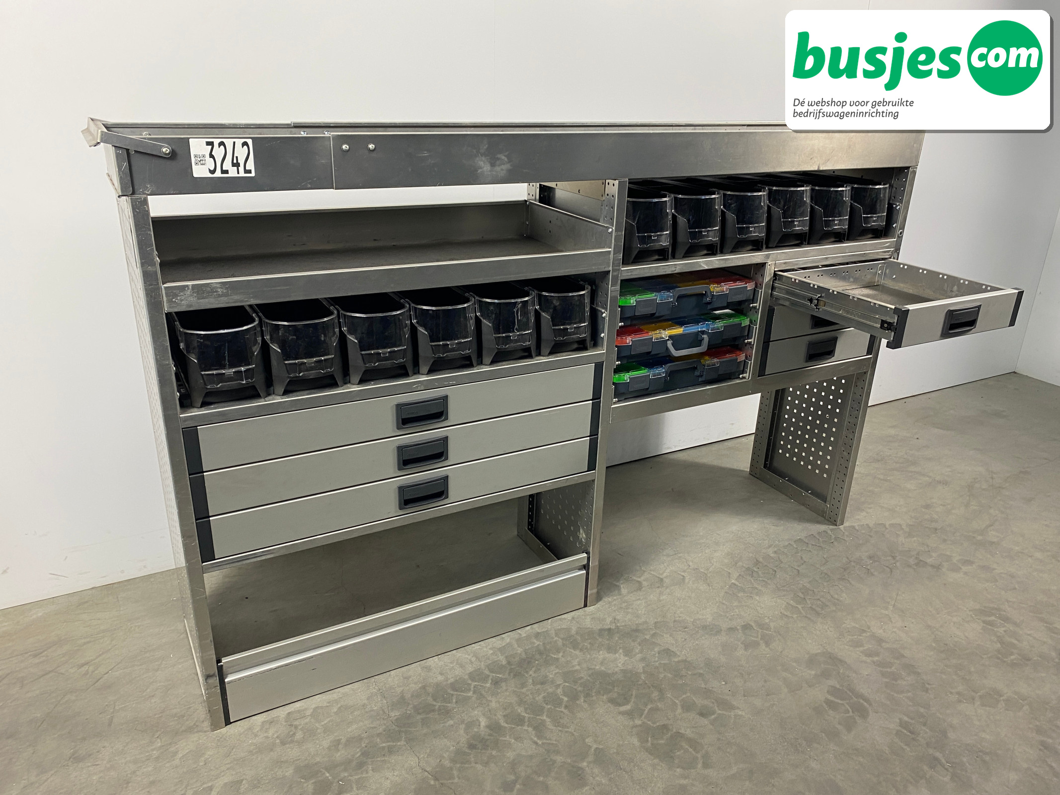 Aluca bedrijfswageninrichting 2040x420x1250mm (3242) - Afbeelding 15
