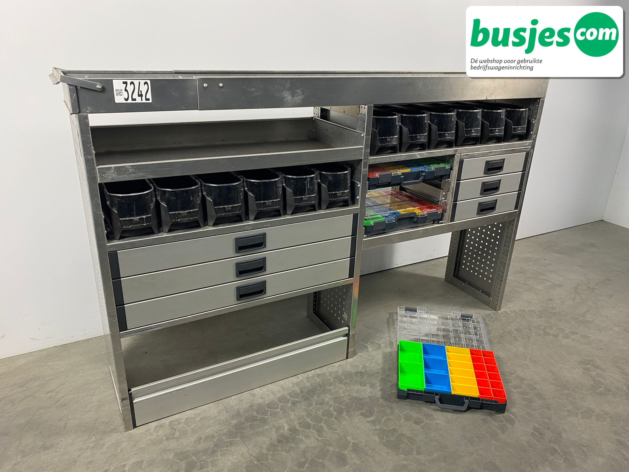 Aluca bedrijfswageninrichting 2040x420x1250mm (3242) - Afbeelding 17