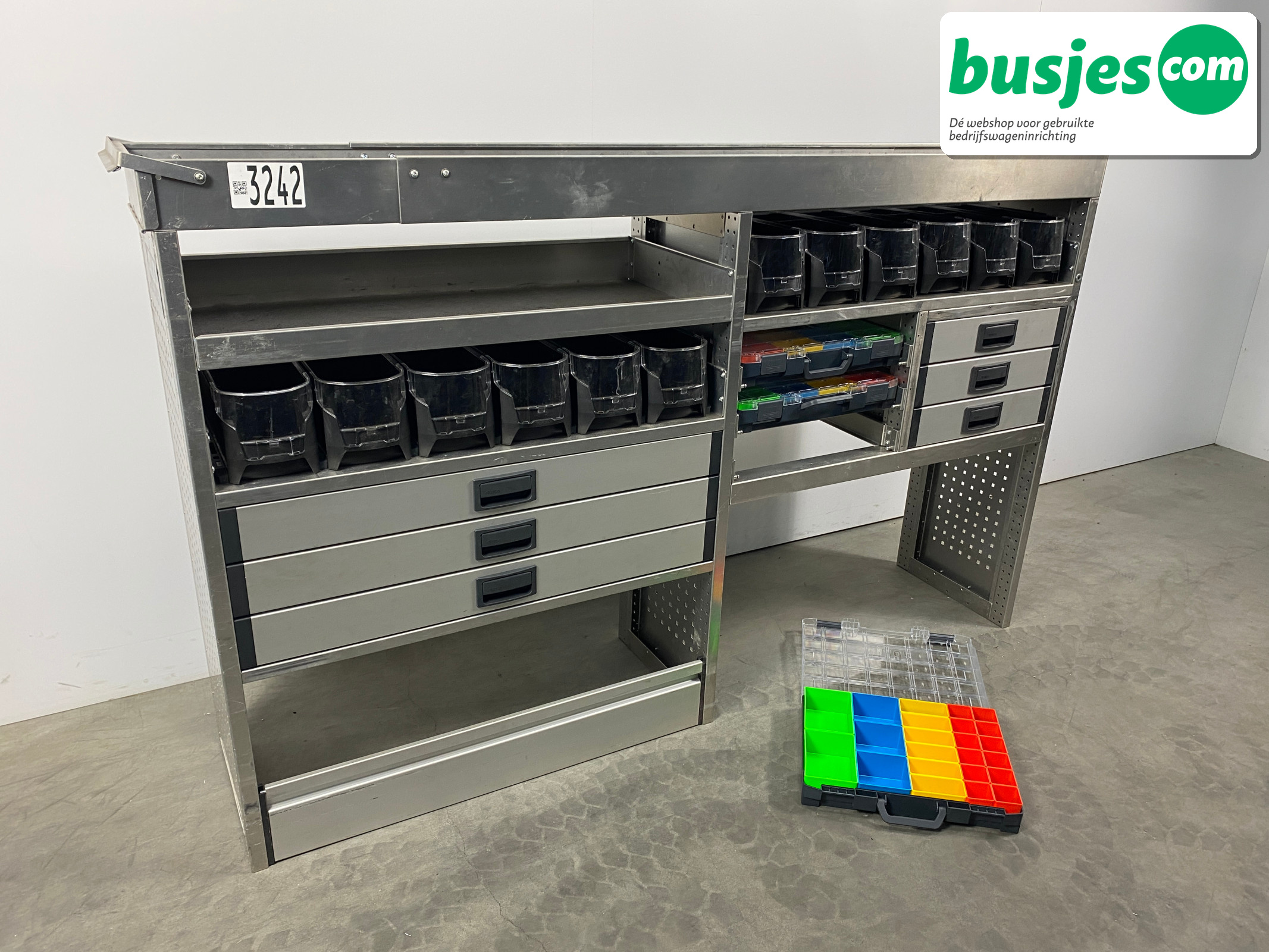 Aluca bedrijfswageninrichting 2040x420x1250mm (3242) - Afbeelding 18
