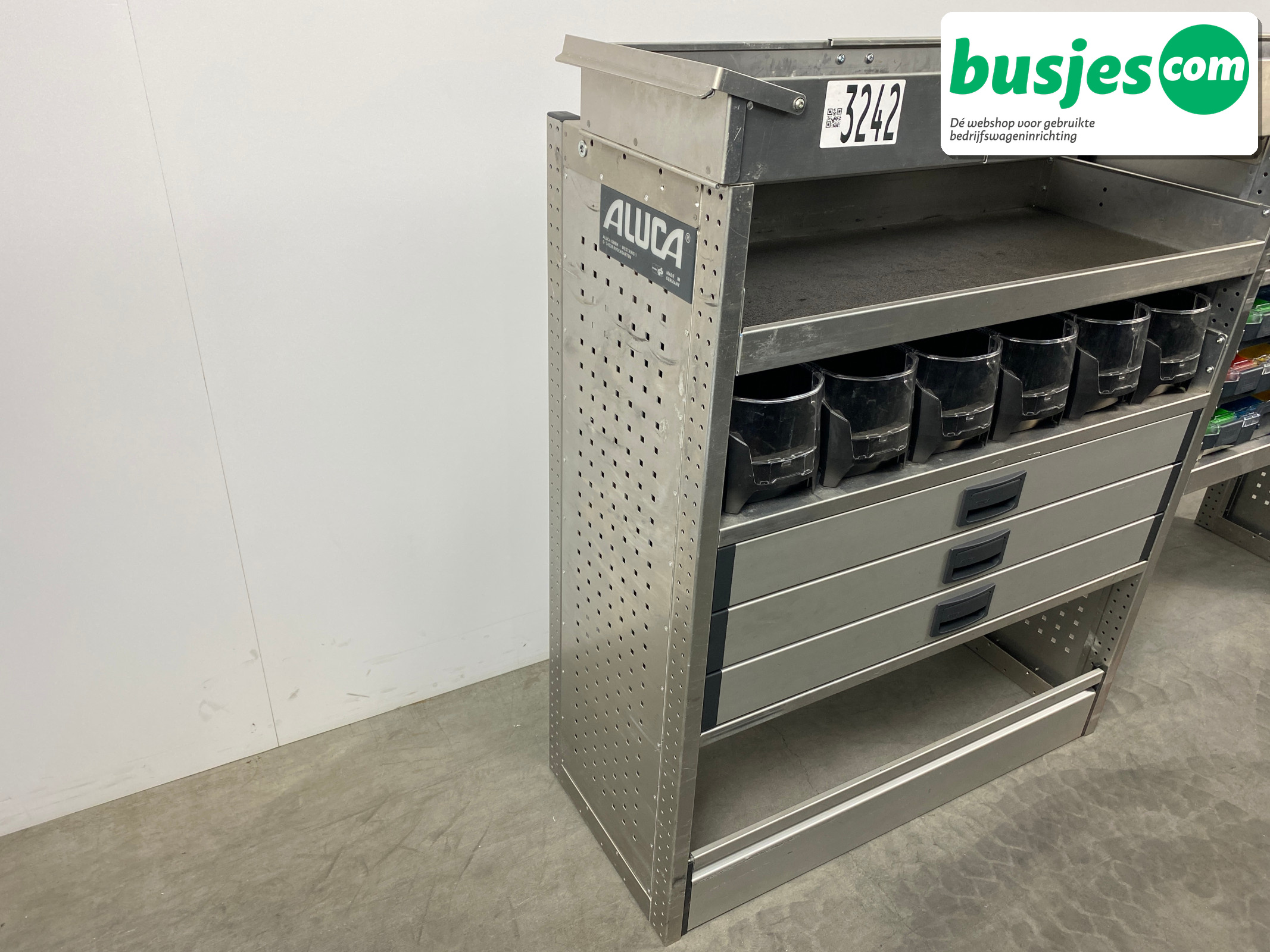 Aluca bedrijfswageninrichting 2040x420x1250mm (3242) - Afbeelding 4