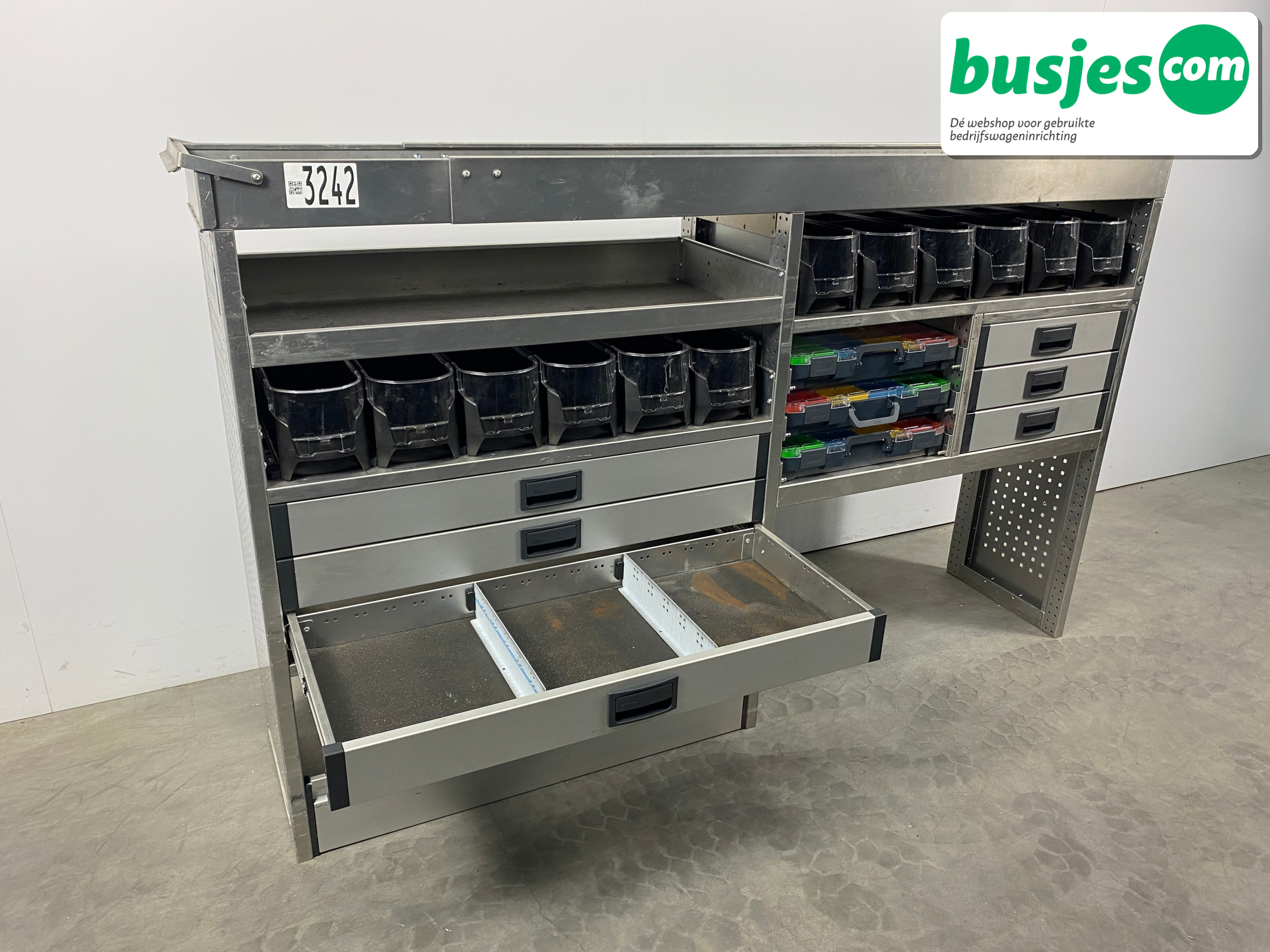 Aluca bedrijfswageninrichting 2040x420x1250mm (3242) - Afbeelding 8
