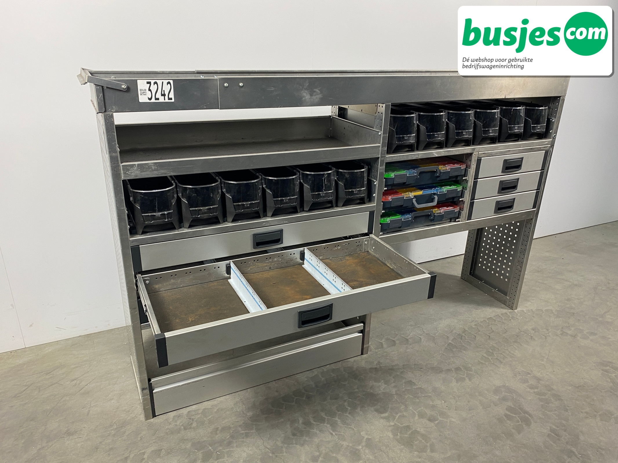 Aluca bedrijfswageninrichting 2040x420x1250mm (3242) - Afbeelding 9