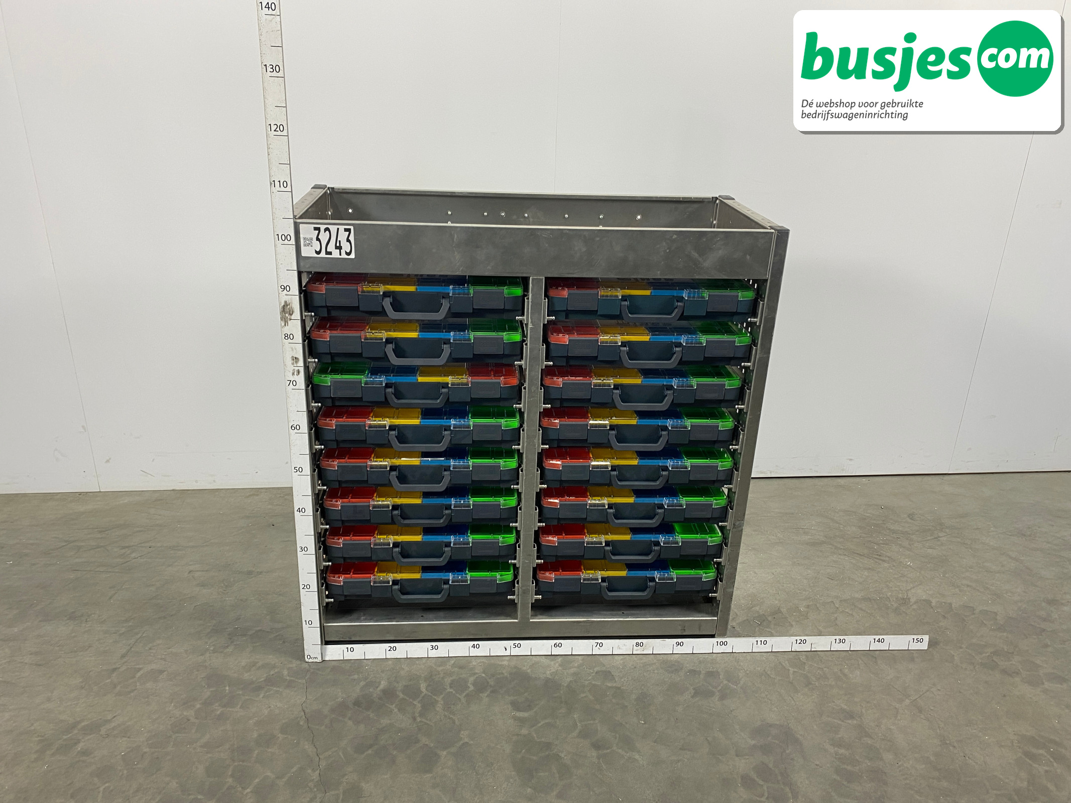 Aluca bedrijfswageninrichting 1010x420x1050mm (3243)