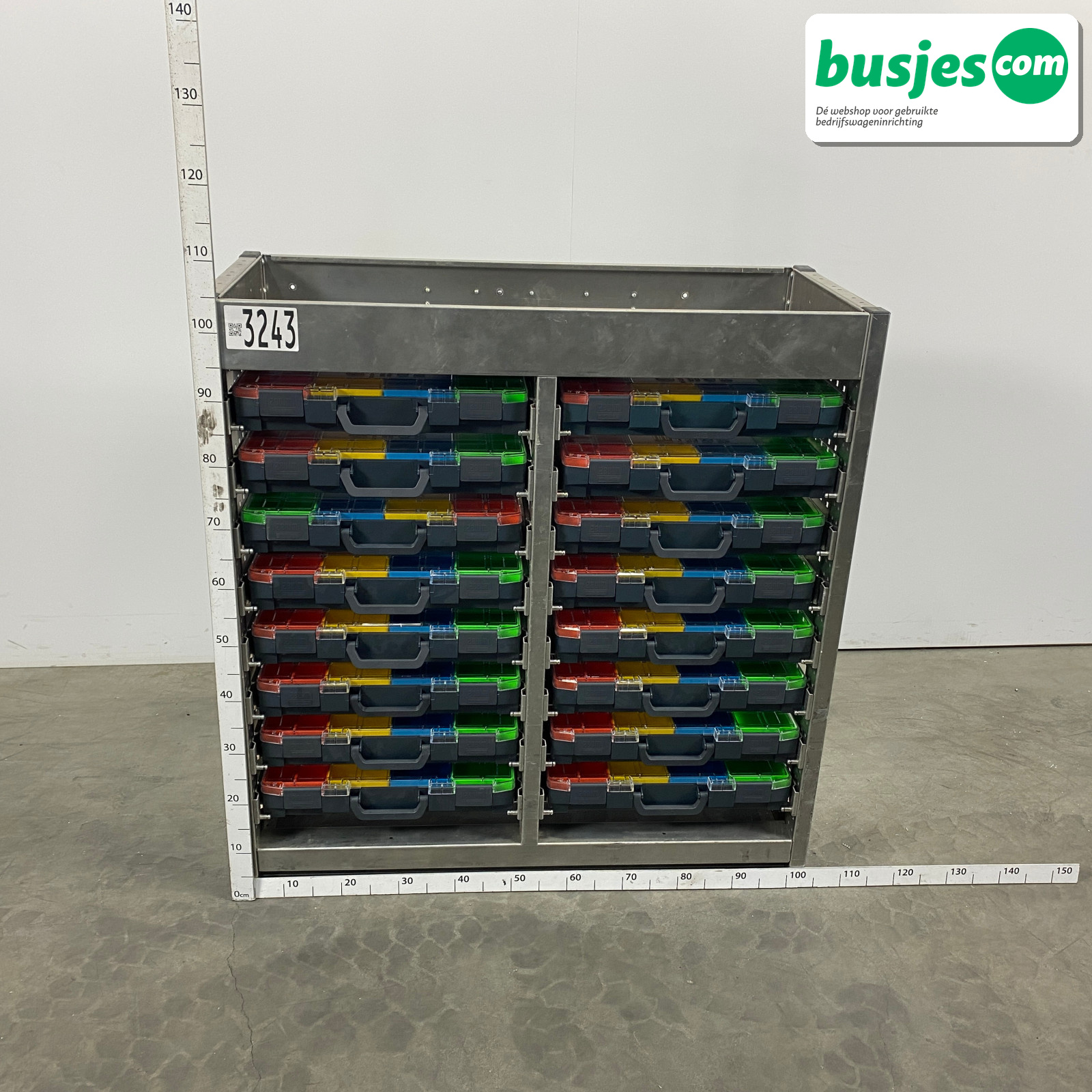 Aluca bedrijfswageninrichting 1010x420x1050mm (3243) - Afbeelding 2