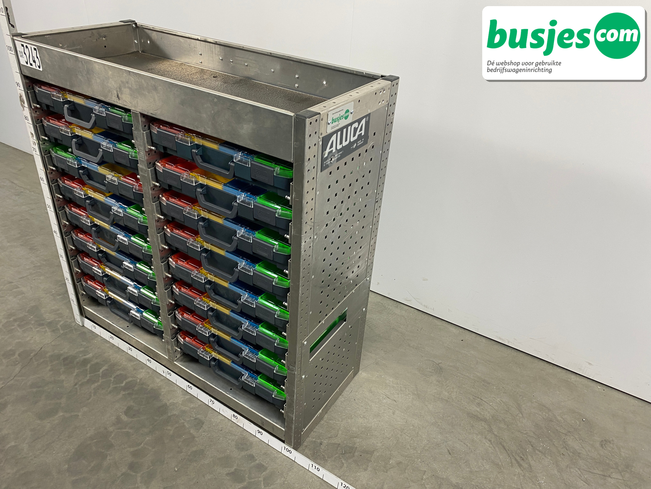 Aluca bedrijfswageninrichting 1010x420x1050mm (3243) - Afbeelding 3