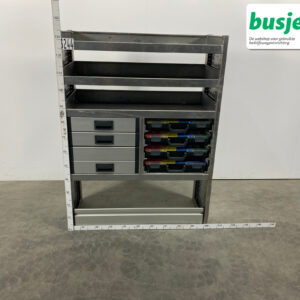 Aluca bedrijfswageninrichting 1010x420x1350mm (3244)