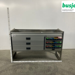 Aluca bedrijfswageninrichting 1500x520x950mm (3245)