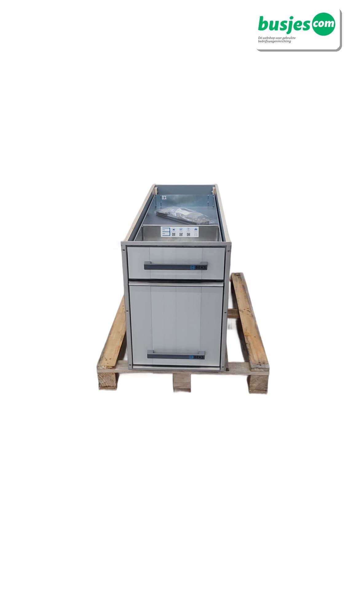 Beks nieuwe alu‑line vloerladen 415x1323x585mm (DA40135) - Afbeelding 3