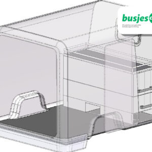 Beks nieuwe alu‑line vloerladen 515x1323x761mm (B5C4135A)