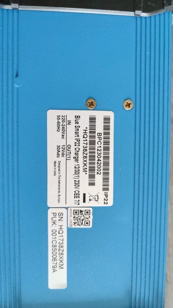 Victron Blue Smart IP22 lader 12/30 (1) | gebruikt | 2395 - Afbeelding 3