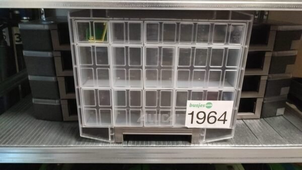 Set 9x Aluca assortimentskoffer M-Case (nr 1964)