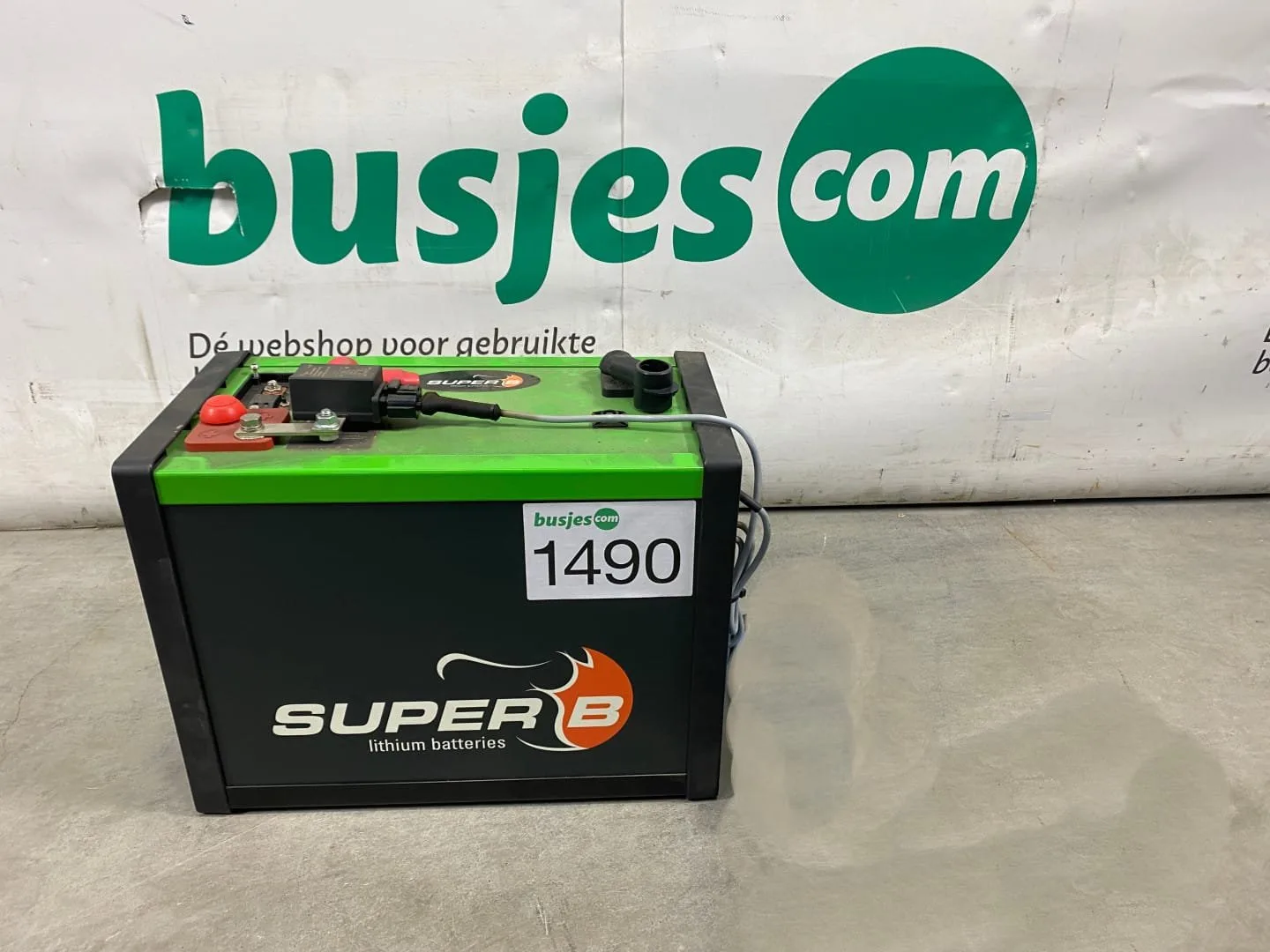 Super-B Lithium Accu 12V 100Ah | 1490 | gebruikt