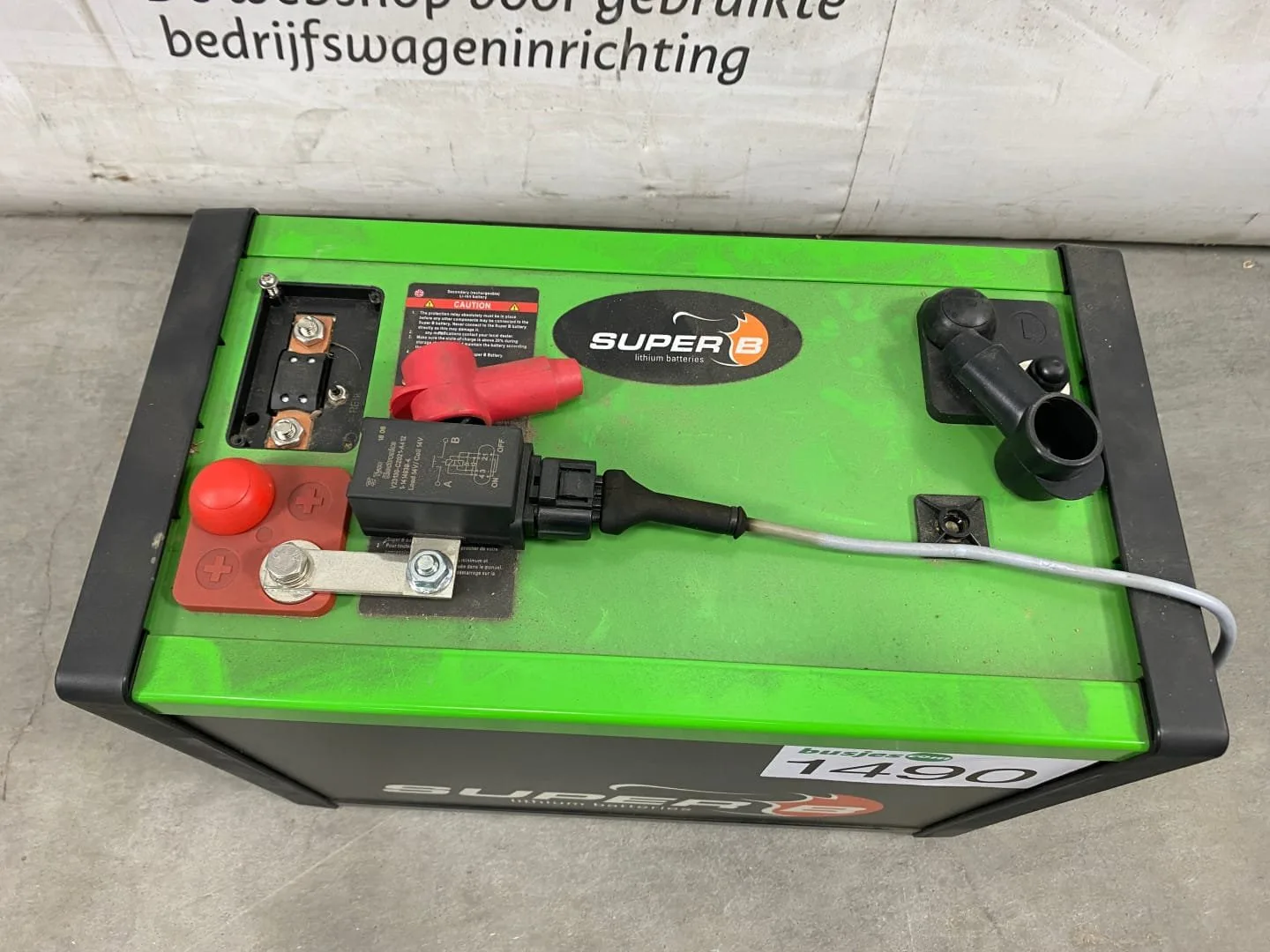 Super-B Lithium Accu 12V 100Ah | 1490 | gebruikt - Afbeelding 2