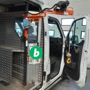 Gebruikte Penny kraan KJ150 (12V) – inclusief maatwerk pilaar Master