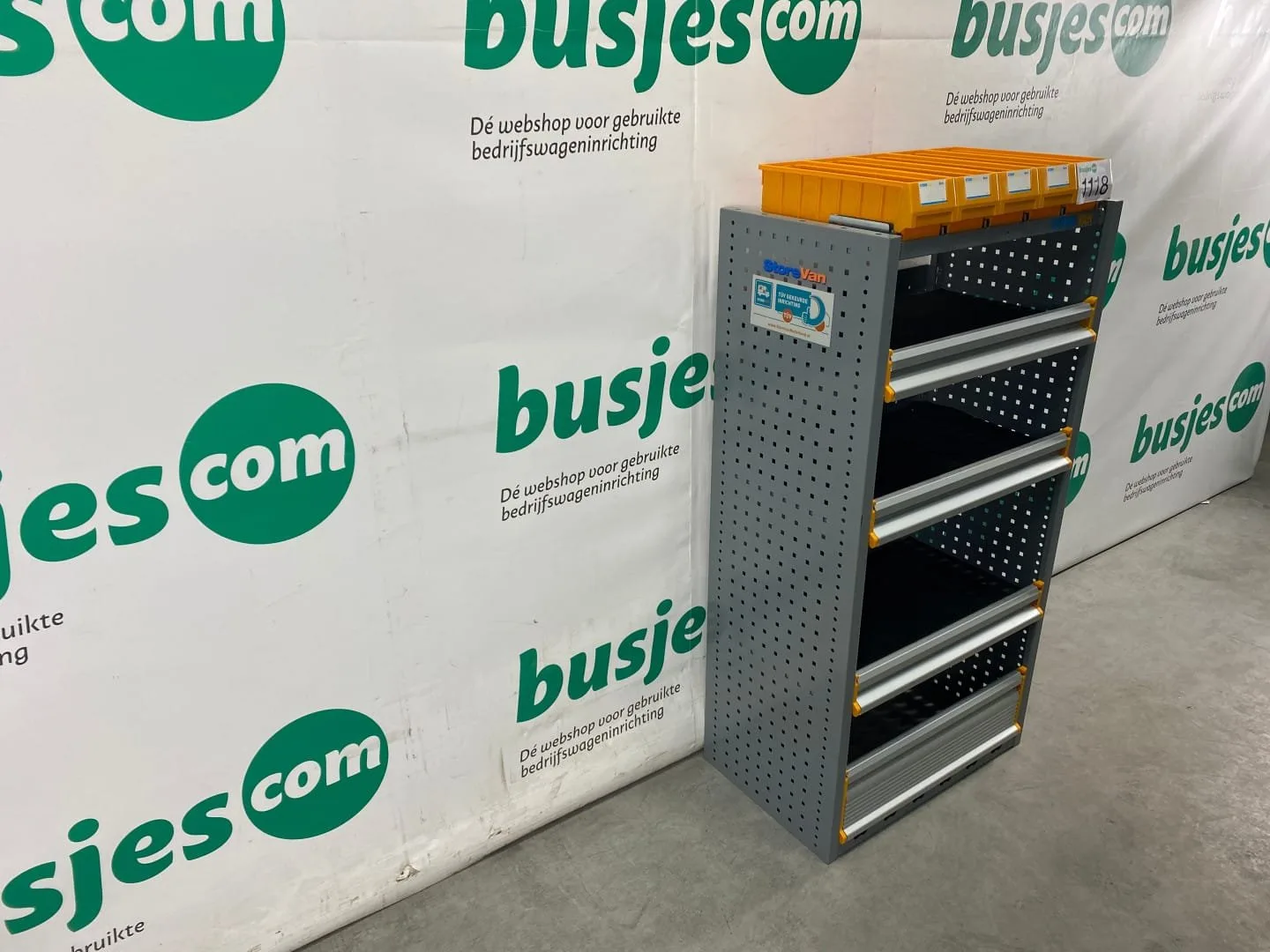StoreVan Nieuw-Demo bedrijfswageninrichting (nr 1118) - Afbeelding 4