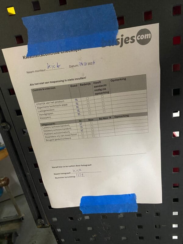 Modul gebruikte bedrijfswagen inrichting (nr 1824) - Afbeelding 9
