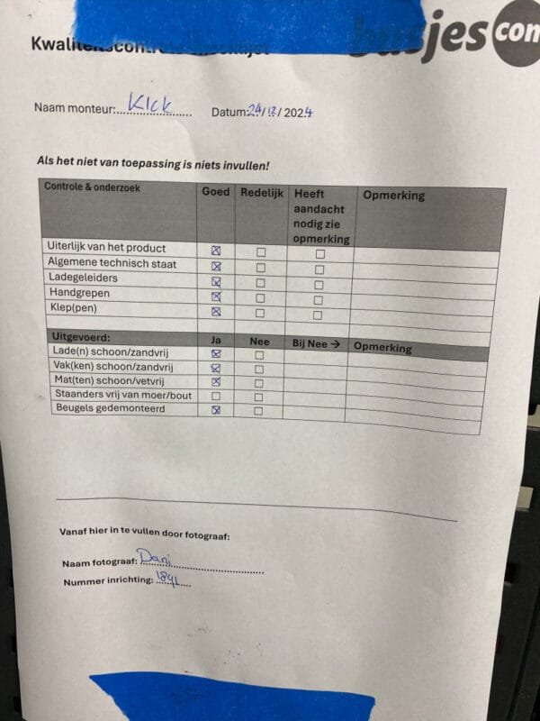 Modul gebruikte bedrijfswagen inrichting (nr 1841) - Afbeelding 9