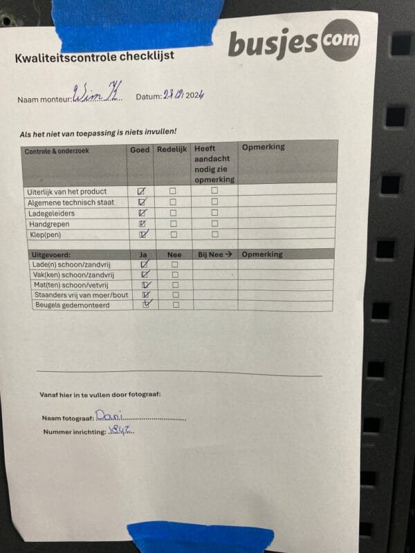 Modul gebruikte bedrijfswagen inrichting (nr 1842) - Afbeelding 9