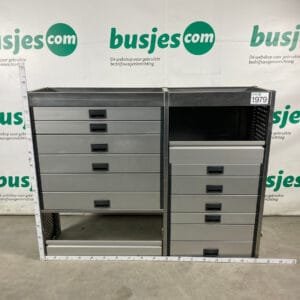 Aluca aluminium gebruikte bedrijfswagen inrichting (nr 1979)