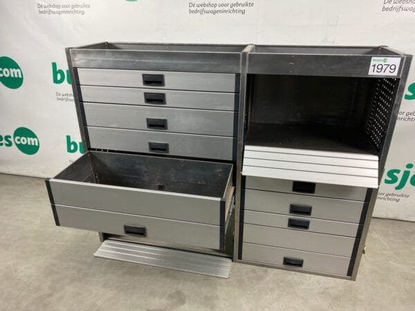 Aluca aluminium gebruikte bedrijfswagen inrichting (nr 1979) - Afbeelding 13