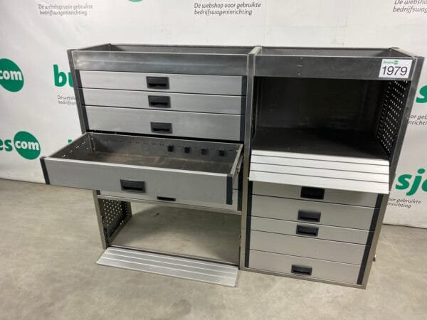 Aluca aluminium gebruikte bedrijfswagen inrichting (nr 1979) - Afbeelding 14