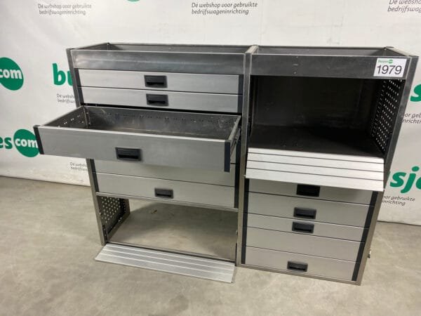 Aluca aluminium gebruikte bedrijfswagen inrichting (nr 1979) - Afbeelding 15
