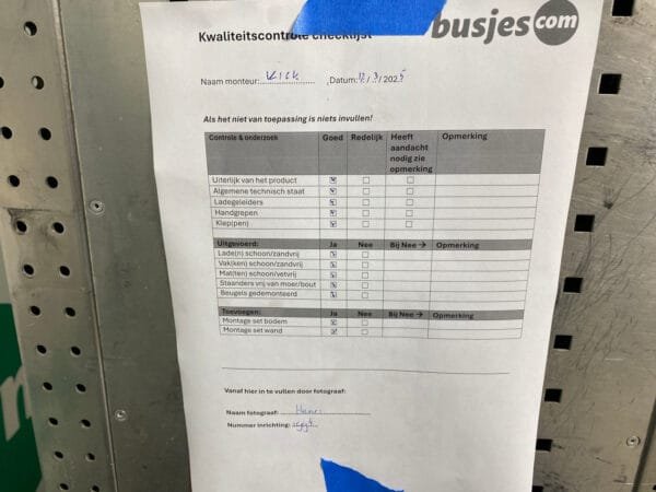 Aluca aluminium gebruikte bedrijfswagen inrichting (nr 1994) - Afbeelding 17