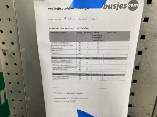 Aluca aluminium gebruikte bedrijfswagen inrichting (nr 1994) - Afbeelding 17