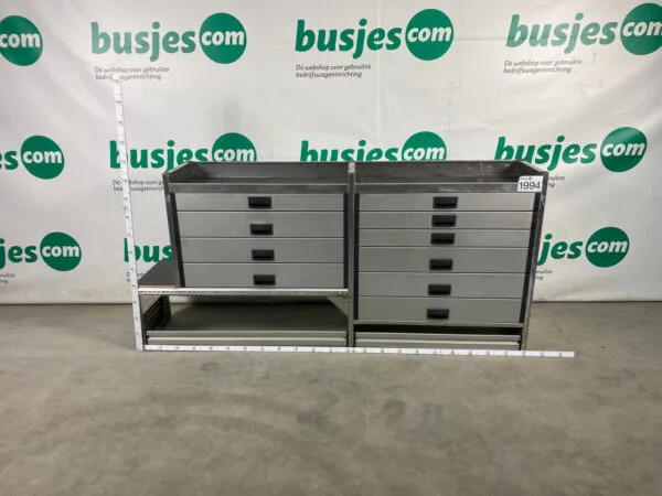 Aluca aluminium gebruikte bedrijfswagen inrichting (nr 1994) - Afbeelding 2