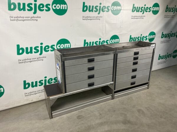 Aluca aluminium gebruikte bedrijfswagen inrichting (nr 1994) - Afbeelding 4