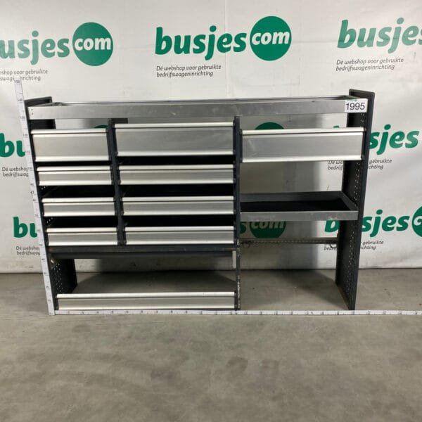 Bott Vario aluminium gebruikte bedrijfswagen inrichting (nr 1995)