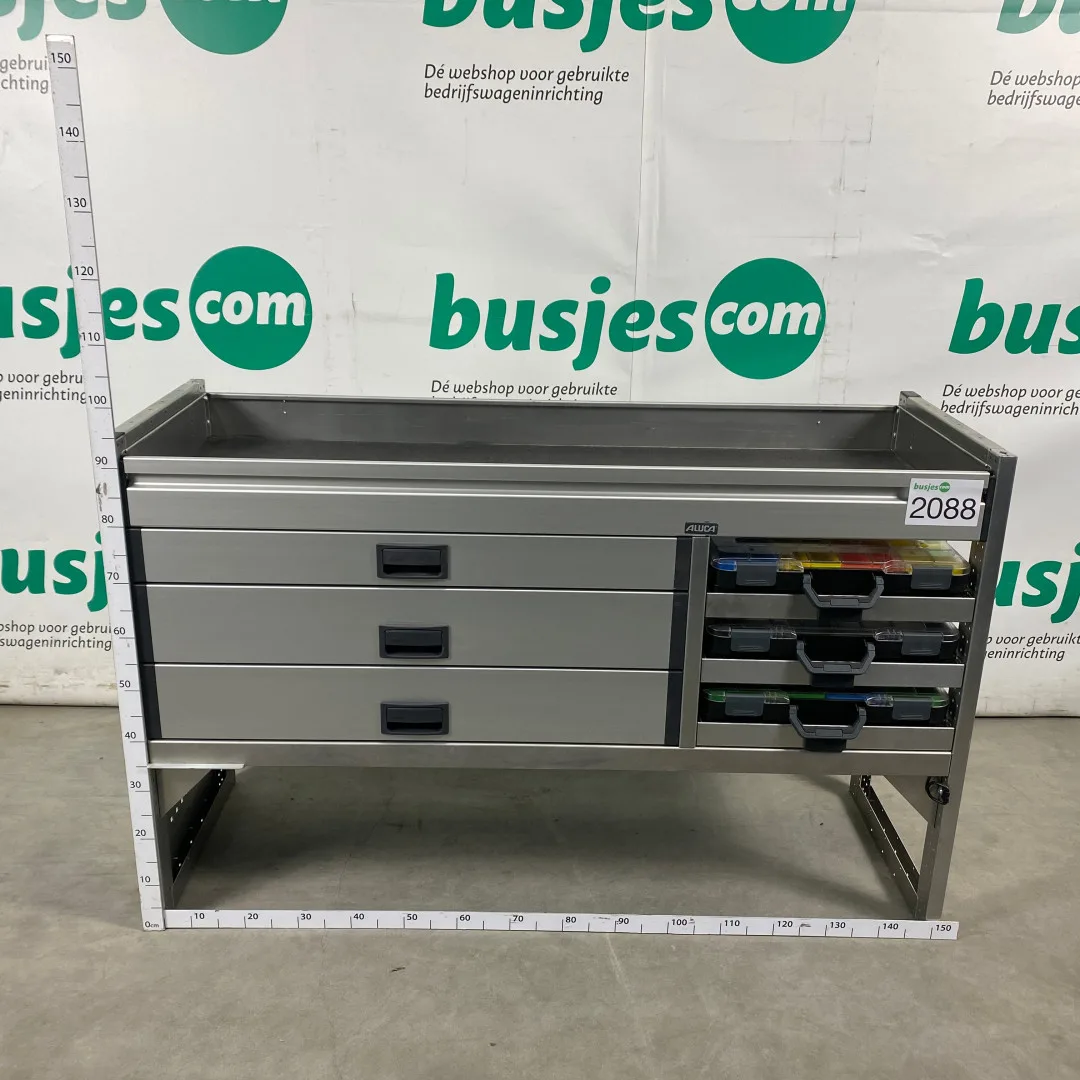 Aluca alu gebruikte bedrijfswagen inrichting (nr 2088)