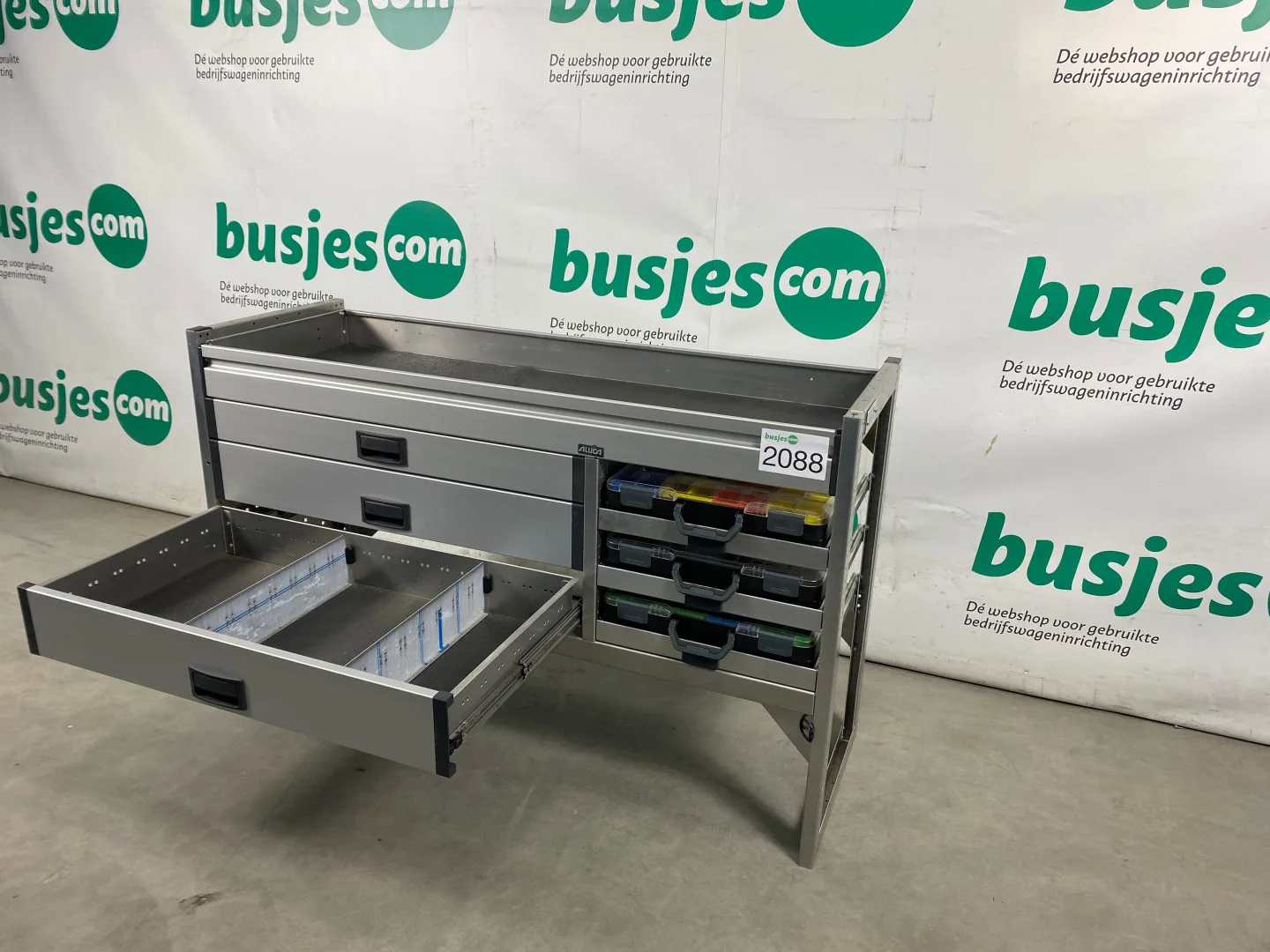 Aluca alu gebruikte bedrijfswagen inrichting (nr 2088) - Afbeelding 6