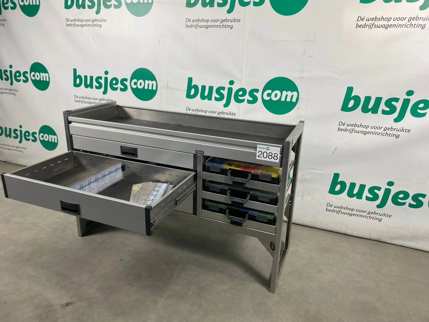 Aluca alu gebruikte bedrijfswagen inrichting (nr 2088) - Afbeelding 7