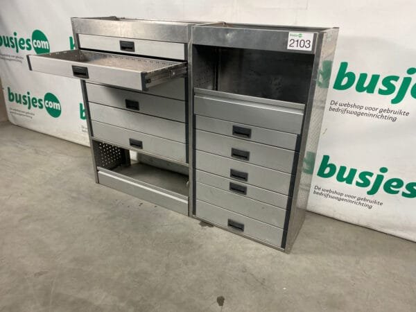 Aluca aluminium gebruikte bedrijfswagen inrichting (nr 2103) - Afbeelding 14