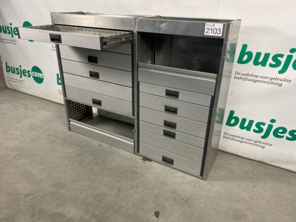 Aluca aluminium gebruikte bedrijfswagen inrichting (nr 2103) - Afbeelding 15