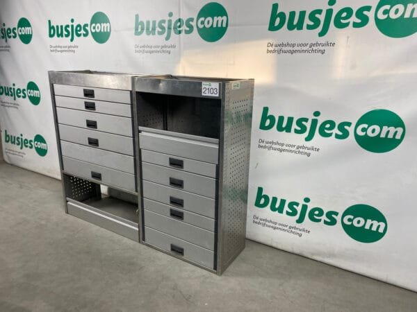 Aluca aluminium gebruikte bedrijfswagen inrichting (nr 2103) - Afbeelding 4
