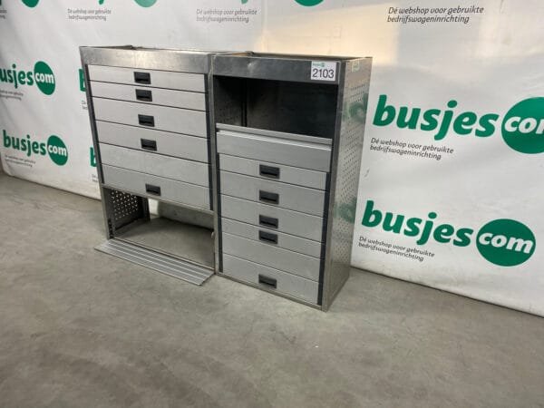 Aluca aluminium gebruikte bedrijfswagen inrichting (nr 2103) - Afbeelding 5