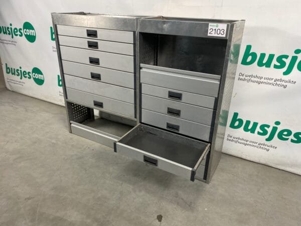 Aluca aluminium gebruikte bedrijfswagen inrichting (nr 2103) - Afbeelding 7