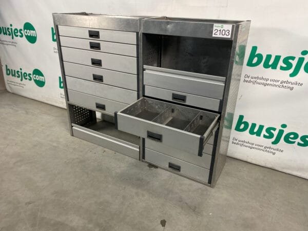 Aluca aluminium gebruikte bedrijfswagen inrichting (nr 2103) - Afbeelding 9