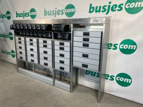 Aluca aluminium gebruikte bedrijfswagen inrichting (nr 2112) - Afbeelding 14