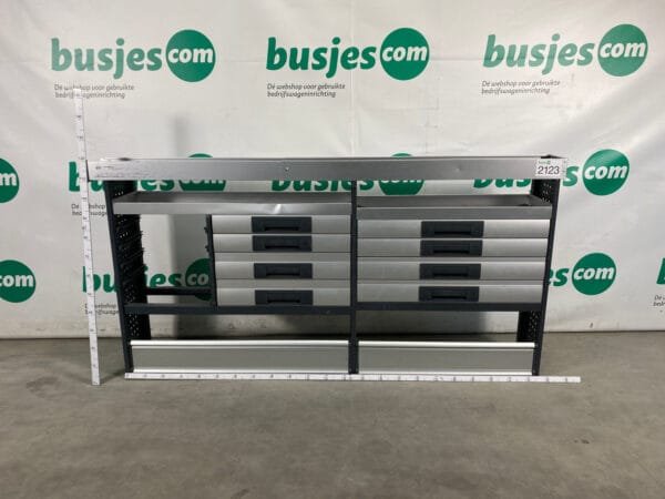 Bott Vario aluminium gebruikte bedrijfswagen inrichting (nr 2123)