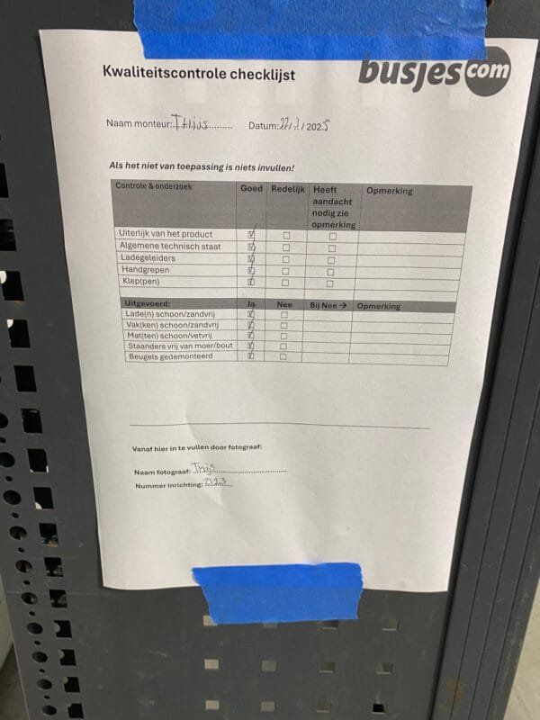 Bott Vario aluminium gebruikte bedrijfswagen inrichting (nr 2123) - Afbeelding 10