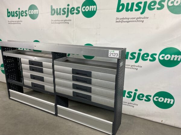 Bott Vario aluminium gebruikte bedrijfswagen inrichting (nr 2123) - Afbeelding 4