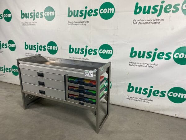 Aluca aluminium gebruikte bedrijfswagen inrichting (nr 2130) - Afbeelding 4