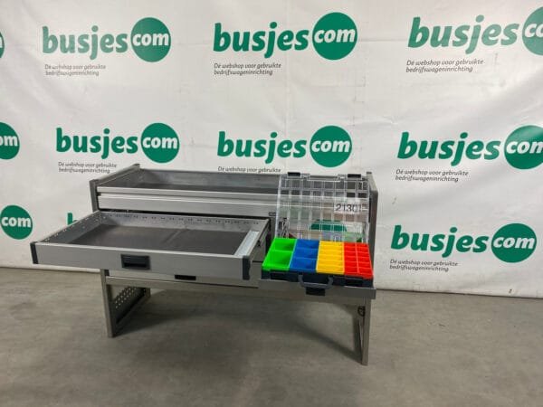 Aluca aluminium gebruikte bedrijfswagen inrichting (nr 2130) - Afbeelding 7
