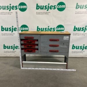 Bott Vario aluminium gebruikte bedrijfswagen inrichting (nr 2133)