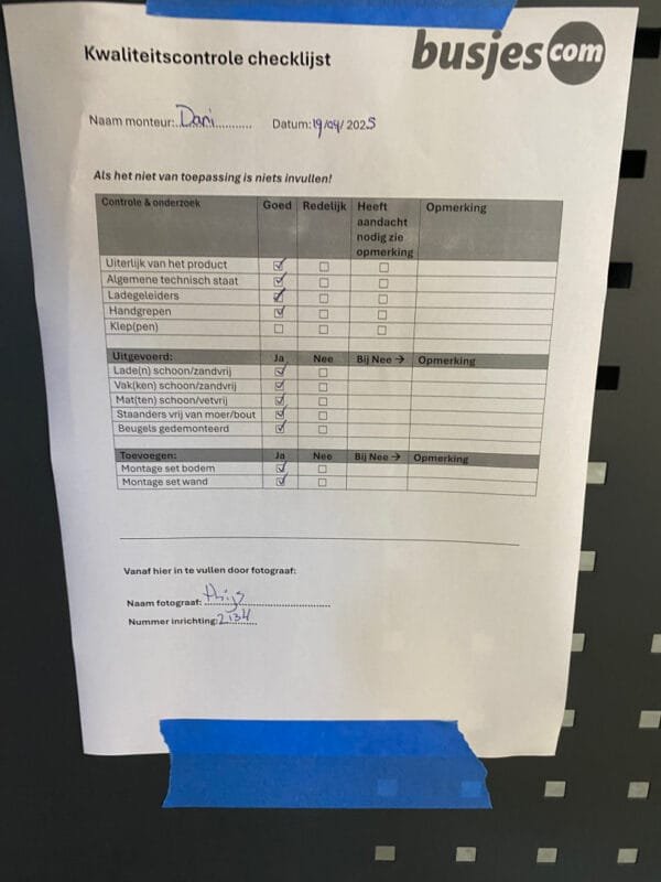 Bott Vario aluminium gebruikte bedrijfswagen inrichting (nr 2134) - Afbeelding 7